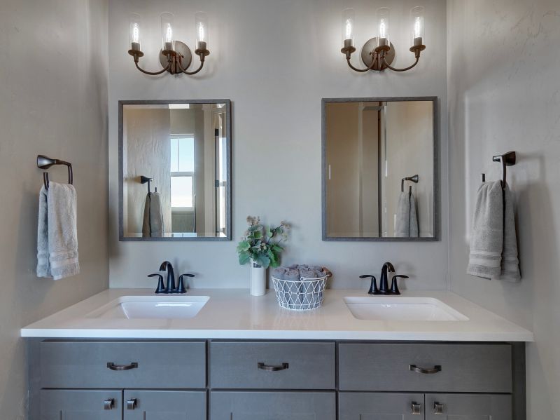 Double Vanity Mirrors
