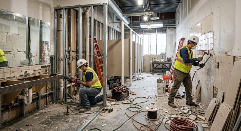 Commercial Bathroom Remodeling in Denver, CO