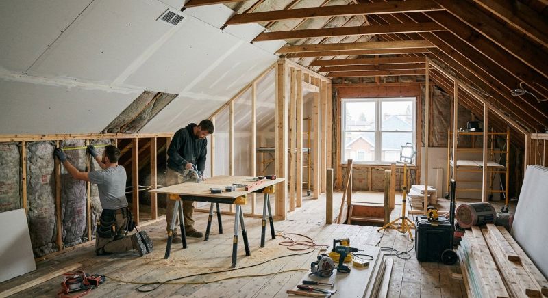 Garage Attic Remodeling in Alpharetta, GA